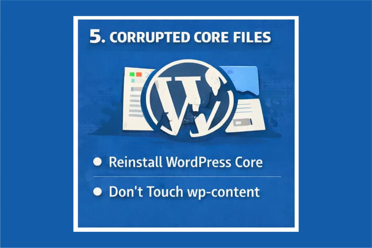 Corrupted core files